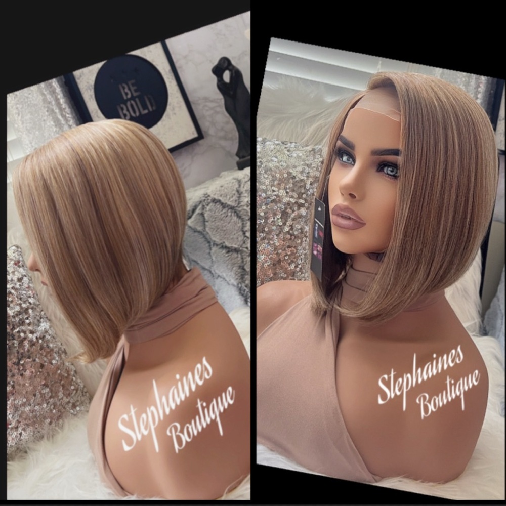 Human Hair Blended Lace Front Wig
